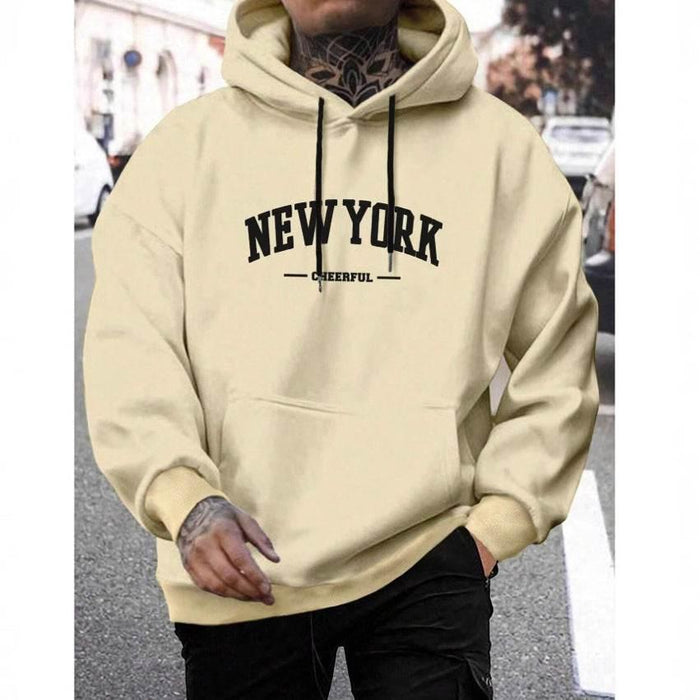Men's Casual American-style Retro Loose Hooded Sweater - Magellan Fashion Shop