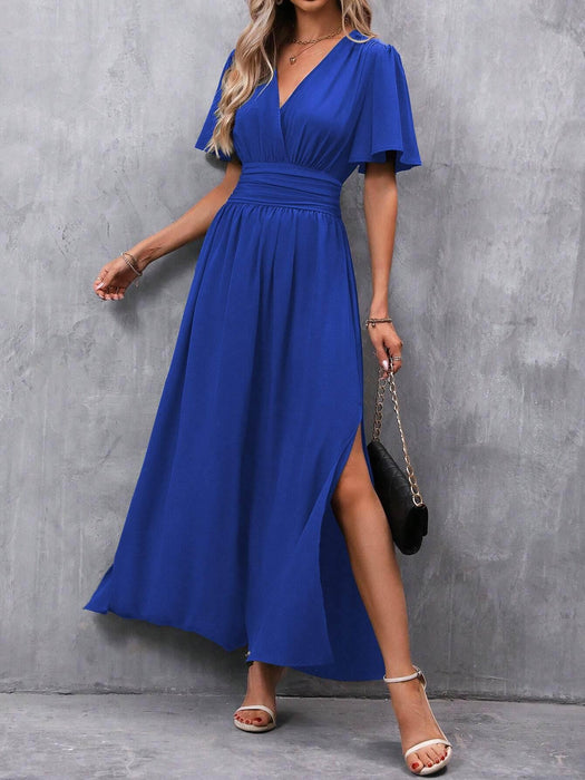 Fashionable Elegant Split Dress - Magellan Fashion Shop