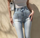 High Waist Big Long Leg Denim - Magellan Fashion Shop