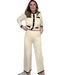 Women's Fashion Color Contrast Classic Style Knitted Trousers Two-piece Set - Magellan Fashion Shop