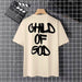 Personality Letter Pattern Oversized T-shirt Men - Magellan Fashion Shop
