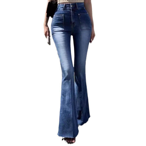 High Waist Big Long Leg Denim - Magellan Fashion Shop