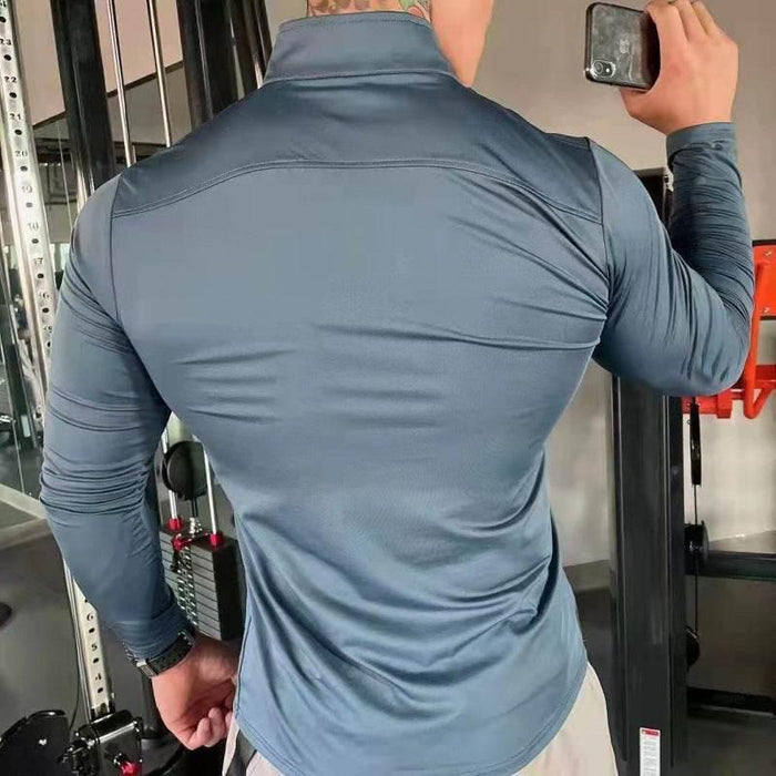 Sports Long-sleeved Men's Quick-drying High-elastic Tights - Magellan Fashion Shop