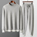 Leisure Sports Cashmere Men's Round Neck Sweater Suit - Magellan Fashion Shop