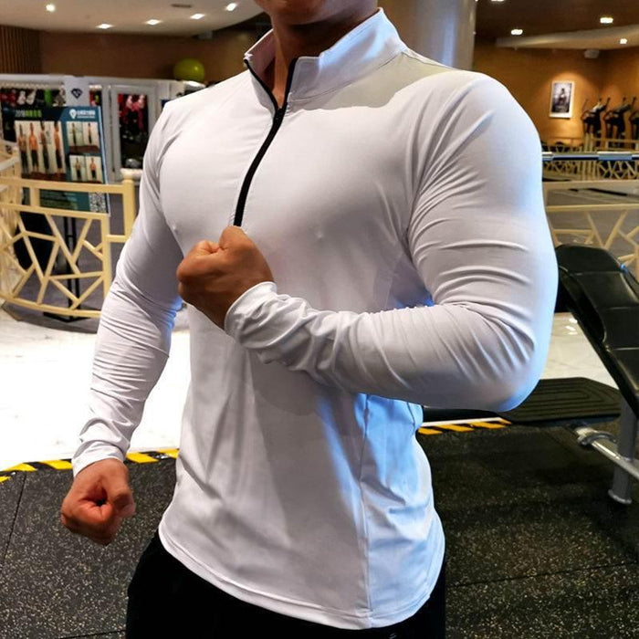 Sports Long-sleeved Men's Quick-drying High-elastic Tights - Magellan Fashion Shop