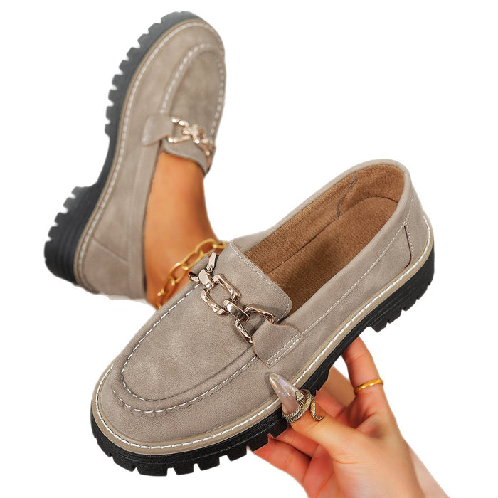 Fashion Large Size Flat Bottom New Thick Bottom Women