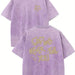 Retro Washed High Quality Cotton Pattern T-shirt - Magellan Fashion Shop