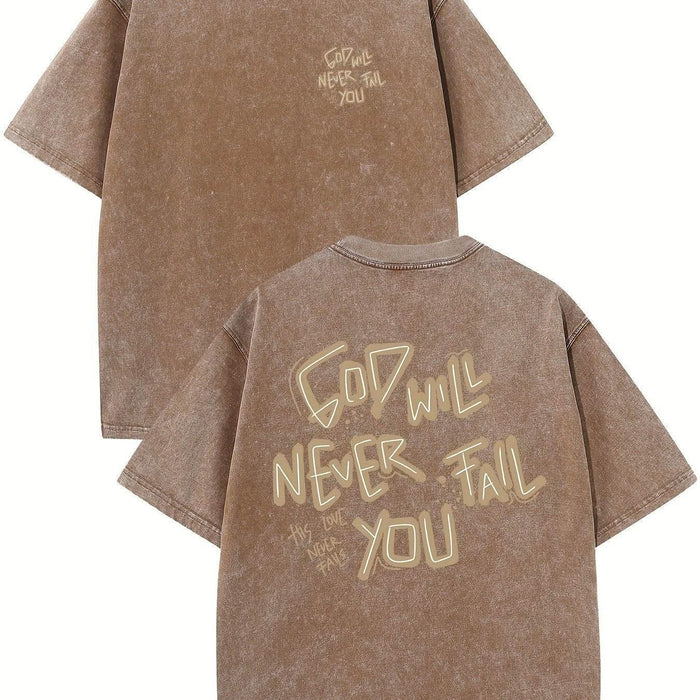 Retro Washed High Quality Cotton Pattern T-shirt - Magellan Fashion Shop