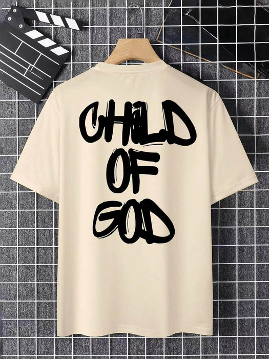 Personality Letter Pattern Oversized T-shirt Men - Magellan Fashion Shop