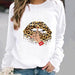 XINGX Printed Pattern Round Neck Sweater - Magellan Fashion Shop