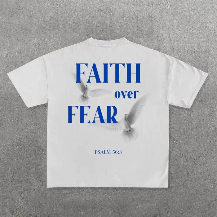 Personality Letter Pattern Oversized T-shirt Men - Magellan Fashion Shop