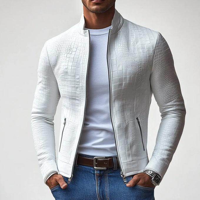 Men's Stand Collar Business Casual Jacket Top - Magellan Fashion Shop