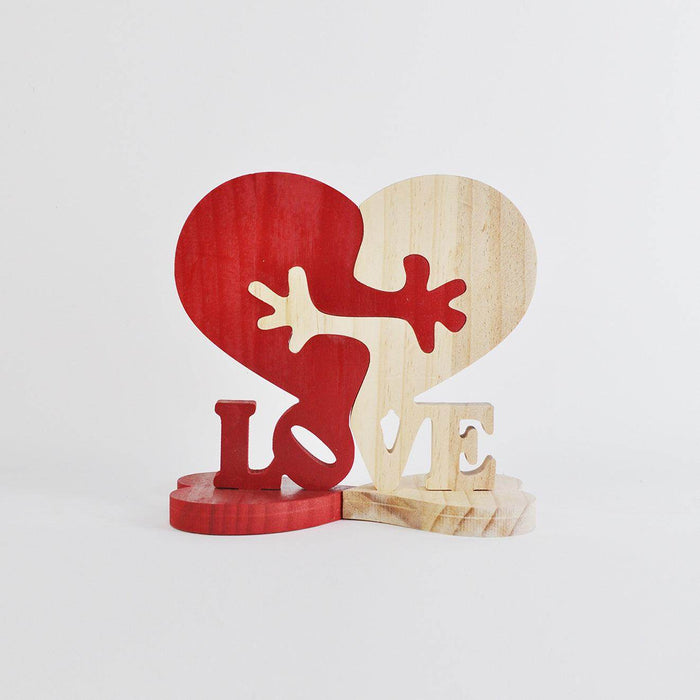 Heart-shaped Wooden Decoration Valentine's Day Gift - Magellan Fashion Shop