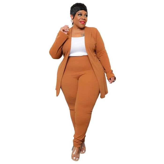 Casual Long Sleeve Pants Suit - Magellan Fashion Shop