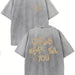 Retro Washed High Quality Cotton Pattern T-shirt - Magellan Fashion Shop