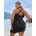 Plus Size Fat Woman Skirt One-piece Swimsuit - Magellan Fashion Shop