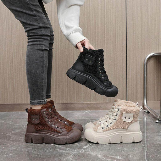 Shoes For Women Winter Warm Cashmere Snow Boots - Magellan Fashion Shop