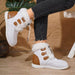Fashion Round Toe Snow Boots Winter Warm Plush - Magellan Fashion Shop