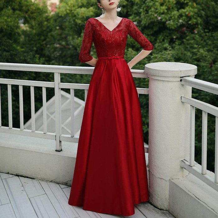Banquet Party Elegant Evening Dress Women – Perfect Blend of Style and Grace - Magellan Fashion Shop