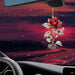 Valentine's Day Red Rose 2D Pendant Car Interior Design Acrylic Pendant - Magellan Fashion Shop