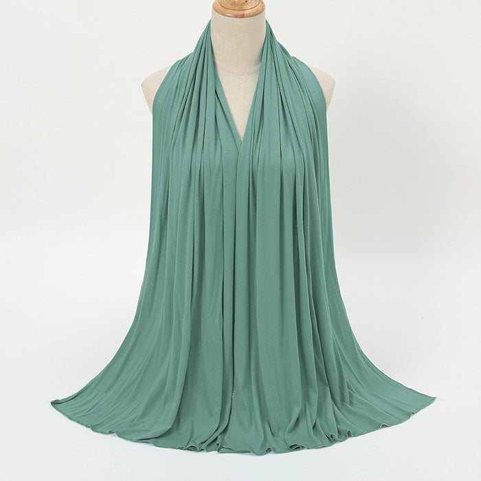 Solid Color Cotton Warm Shawl