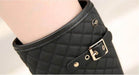 Thick Warm Women's Checked Rain Boots - Magellan Fashion Shop
