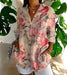 Color Matching Casual Loose Shirt - Magellan Fashion Shop