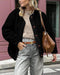 Women's Warm Winter Collarless Jacket - Magellan Fashion Shop