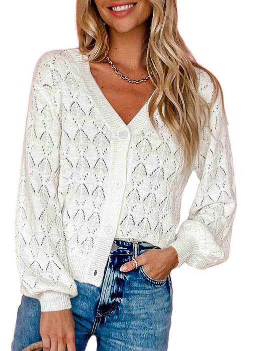 Fashion Short Cardigan Knitted Sweaters Women Autumn And Winter - Magellan Fashion Shop