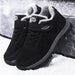 Shoes For The Old Women's Thickened Velvet Warm Cotton Shoes Leather Surface Walking Shoes Non-slip - Magellan Fashion Shop