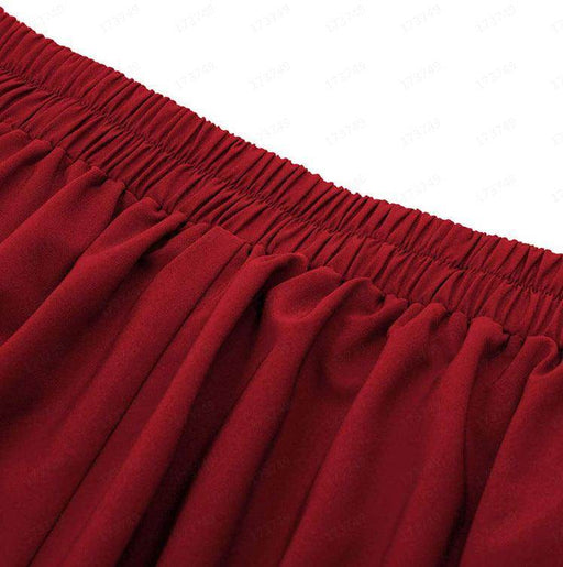 Women's Fashion Casual Skirt With Pockets Retro High Waist Pleated - Magellan Fashion Shop