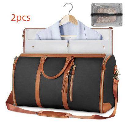 Large Capacity Travel Duffle Bag Women's Handbag Folding Suit Bag Waterproof Clothes Totes - Magellan Fashion Shop