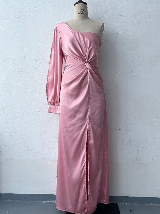 Women's One-shoulder Split Dress - Magellan Fashion Shop