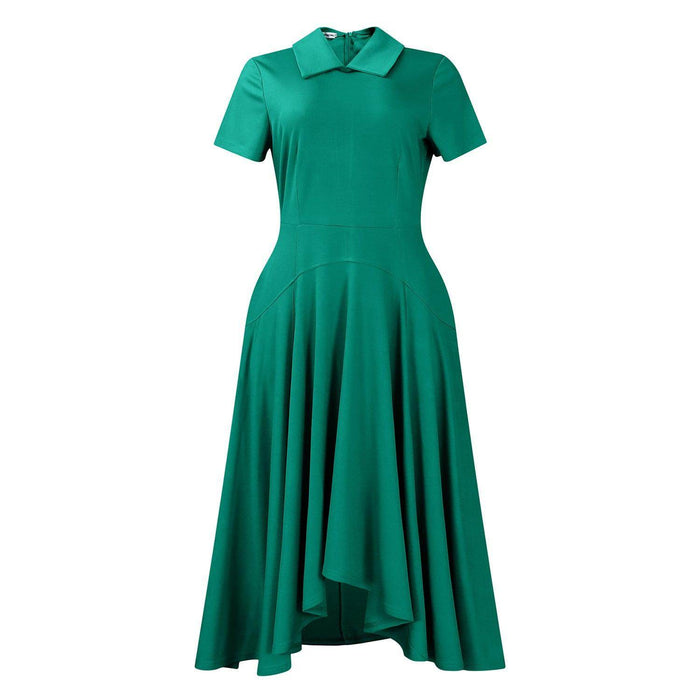 Fashion Temperament High Waist Banquet Large Swing Elegant Evening Party Africa Dress - Magellan Fashion Shop