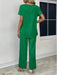 Women'S Elegant Solid Color 2pcs Set - Magellan Fashion Shop