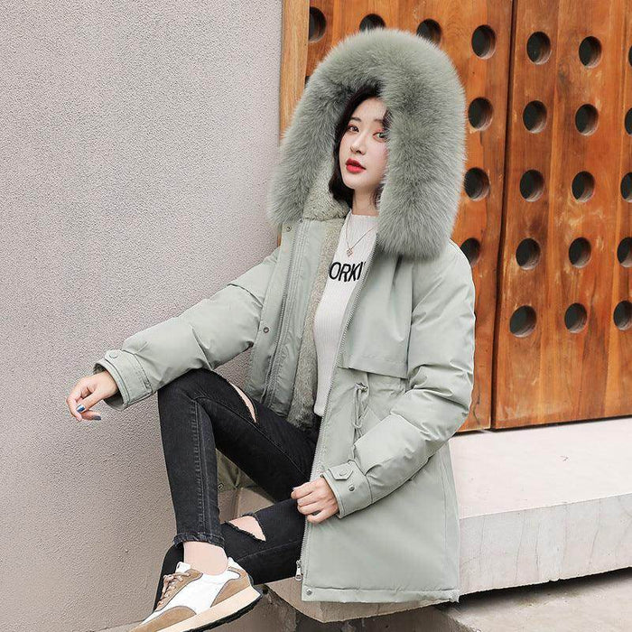 Women's Loose And Fashionable Mid-length Cotton Coat - Magellan Fashion Shop