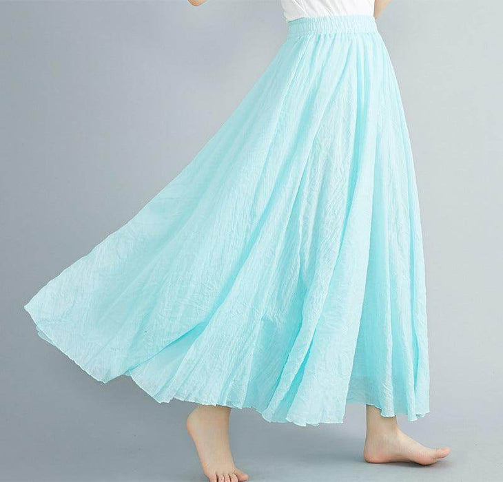Lady Literature Plus Size Cotton And Linen Skirt - Magellan Fashion Shop