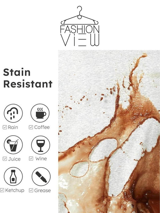 Neat White Basic Crewneck Short Sleeve Cotton Polyester Water Repellent Tee For Men - Magellan Fashion Shop
