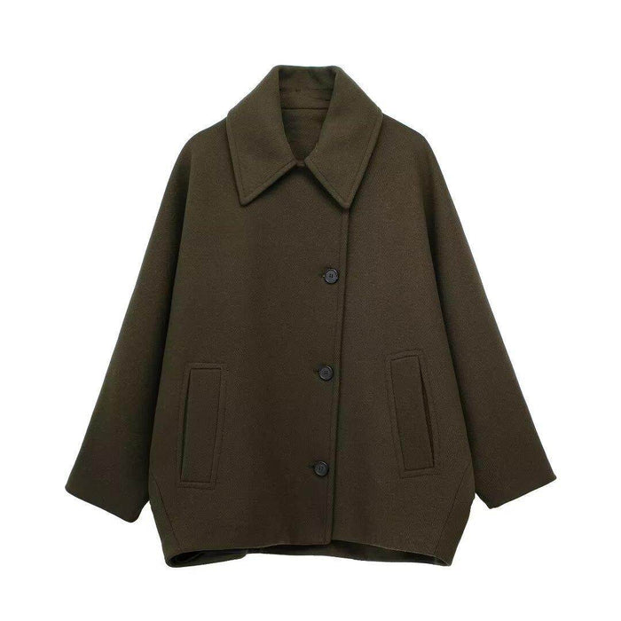 Autumn New Wool Blended Short Coat - Magellan Fashion Shop