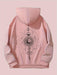Moon Print Casual Hooded Sweatshirt - Magellan Fashion Shop
