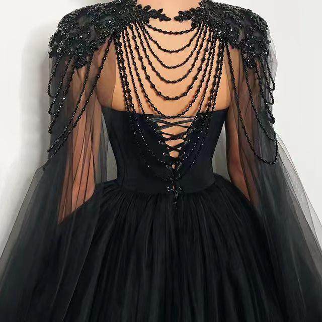 Black Evening Gown Daily Style - Magellan Fashion Shop