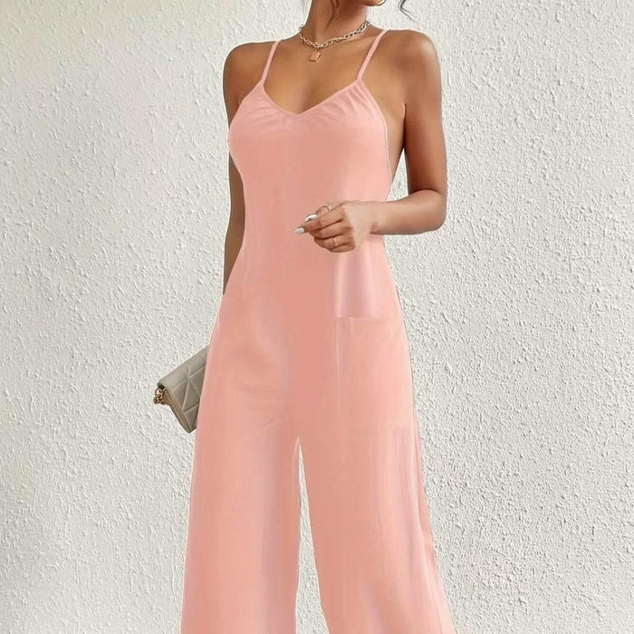 Ladies' Solid Color Jumpsuit - Magellan Fashion Shop