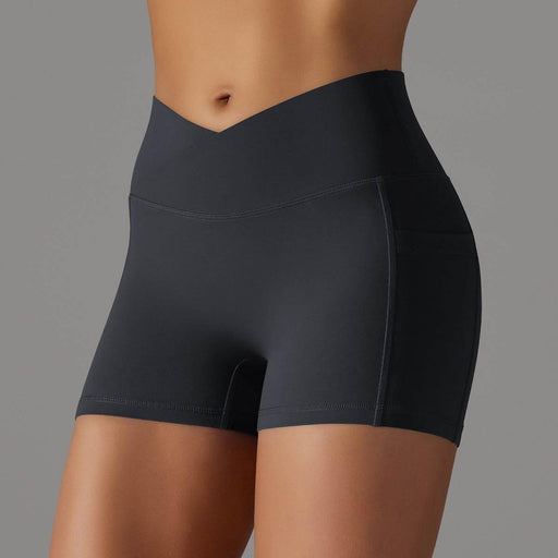 Yoga Shorts With Phone Pocket Design Fitness Sports Pants - Magellan Fashion Shop