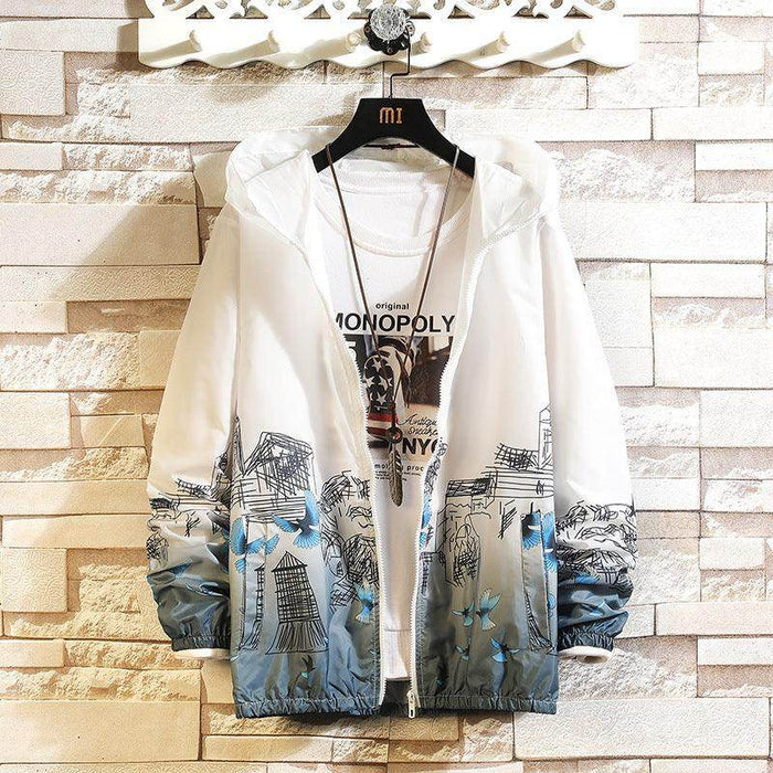 Casual Summer Thin Youth Sun Protection Clothing Men's Jacket - Magellan Fashion Shop