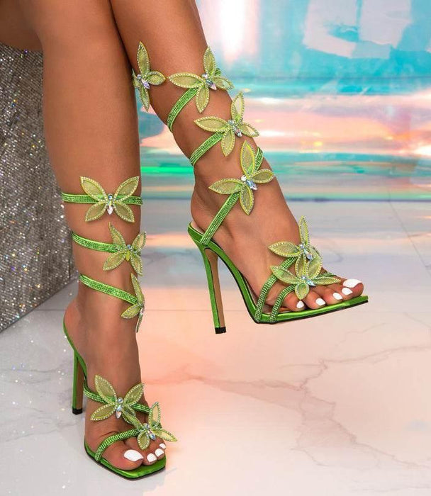 Fashion Personality Bow Stiletto Sandals - Magellan Fashion Shop
