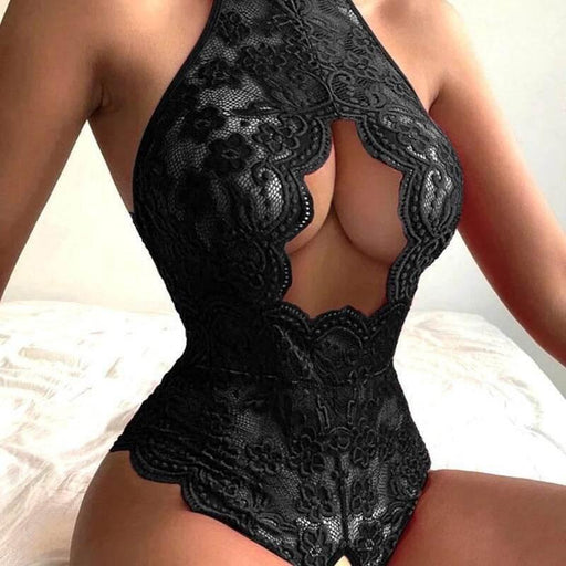 Sexy Lingerie Pajamas New Style Lace Open Jumpsuit - Magellan Fashion Shop