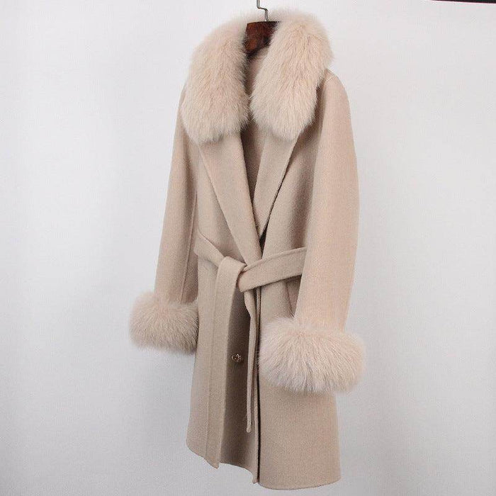 Double-faced Wool Overcoat Long High-end - Magellan Fashion Shop