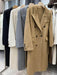 Double-breasted Shoulder Double-sided Wool Overcoat - Magellan Fashion Shop