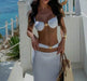 Three-piece Swimsuit Banded Bikini Split - Magellan Fashion Shop