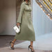 Cardigan Button Lapel Long Sleeve Dress - Magellan Fashion Shop
